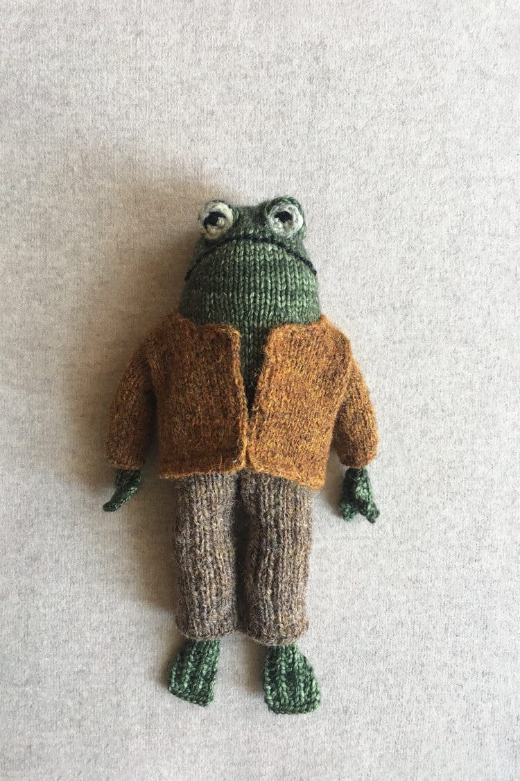 Knitted Toad